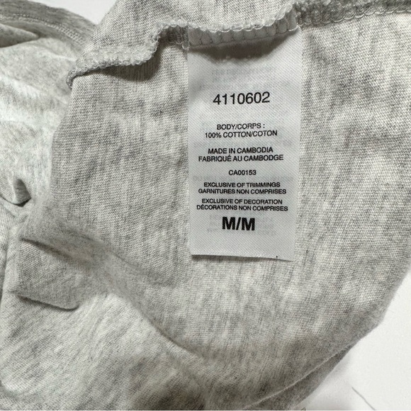 Champion Like New Light Gray Comfy 100% Cotton Shirt Size Medium - Picture 7 of 9